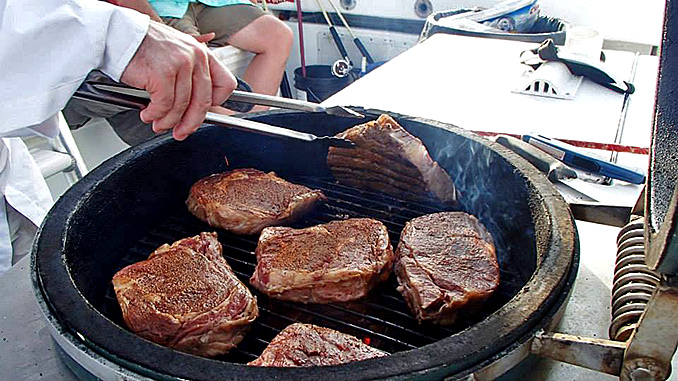 What better way to take a break and catch your breath, than to have a meal cooked on the Big Green Egg! Oh Yeah! your going to need it!